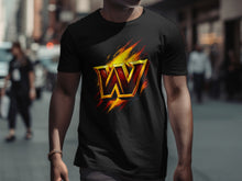 Load image into Gallery viewer, Fiery W Graphic Printed Short Sleeve T-shirt Product

