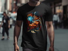 Load image into Gallery viewer, Street Fighter Ryu Hadouken Graphic Tee Product
