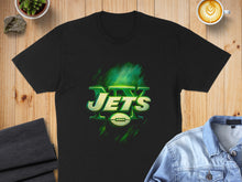 Load image into Gallery viewer, Jets Football Team Green and Black Graphic T-Shirt
