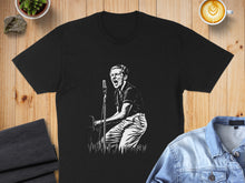 Load image into Gallery viewer, Retro Style Singer Graphic Black T-Shirt Product
