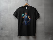 Load image into Gallery viewer, Futuristic Warrior Holding Energy Orb T-Shirt Product
