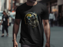Load image into Gallery viewer, Fierce Jaguar Helmet Design Black T-shirt
