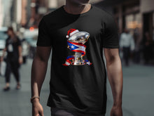 Load image into Gallery viewer, Festive Puerto Rican Flag Football Trophy T-shirt
