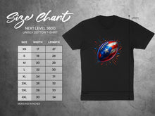 Load image into Gallery viewer, American Football Flag Design Unisex Cotton T-Shirt
