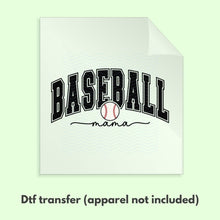 Load image into Gallery viewer, Baseball Mama Retro DTF Transfer | Mama DTF Transfer | Baseball DTF Transfer | Ready to Press Transfer D0015
