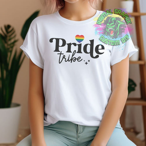 Pride Month LGBTQ+ DTF Transfer Pride DTF Transfer Retro Groovy Pride Tribe Ready to Press Transfer D0097