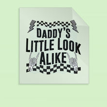 Load and play video in Gallery viewer, Daddy&#39;s Little Look Alike Skeleton Checkered DTF Transfer | Kids DTF Transfer | Mini DTF Transfer | Ready to Press Transfer D0024
