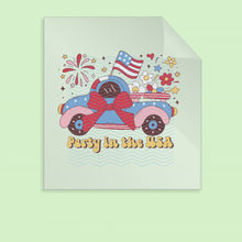 Load and play video in Gallery viewer, Coquette 4th of July DTF Transfer Ready to Press DTF Transfer America Retro 4th of July Tshirt Transfer D0035
