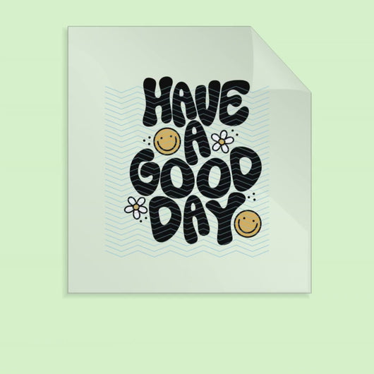 Ready to Press Have a Good Day Retro Smiley DTF Transfer Retro Aesthetic Trendy DTF Transfer Apparel Transfer Tshirt Transfer D0049