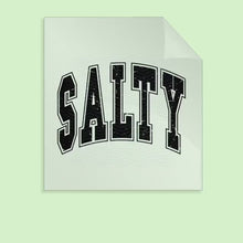 Load and play video in Gallery viewer, Ready to Press Retro Varsity Summer Salty DTF Transfer, Summer DTF Transfers, Retro Summer Apparel Transfers D0009
