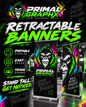 Load image into Gallery viewer, Primal Graphx Retractable Banners

