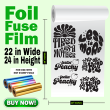 Load image into Gallery viewer, FOIL FUSE FILM 22" X 24"
