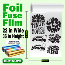 Load image into Gallery viewer, FOIL FUSE FILM 22" X 36"
