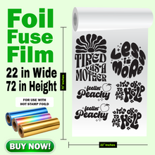 Load image into Gallery viewer, FOIL FUSE FILM 22" X 72"
