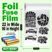 Load image into Gallery viewer, FOIL FUSE FILM 22" X 96"
