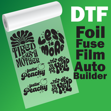 Load image into Gallery viewer, DTF Foil Fuse Film Auto Builder | Automatic Layout
