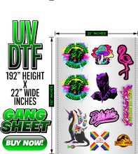 Load image into Gallery viewer, UV DTF Transfers 22"x192"
