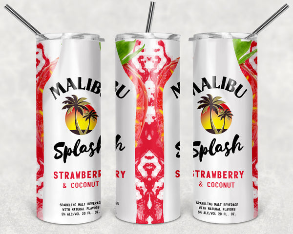 Malibu Splash Strawberry & Coconut – Primal Graphx